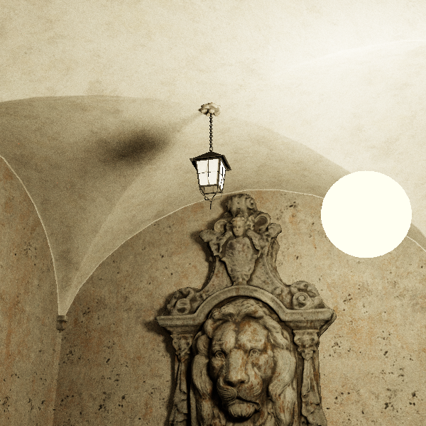 Large Spherical Light Source